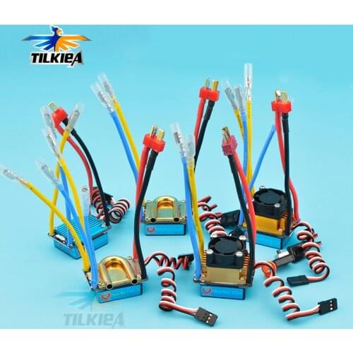 RC 160A/320A/480A ESC 380/540/775 Brushed Motor Speed Controller Dual Mode Regulator Band Brake for 1:10 Car / Bait Boat