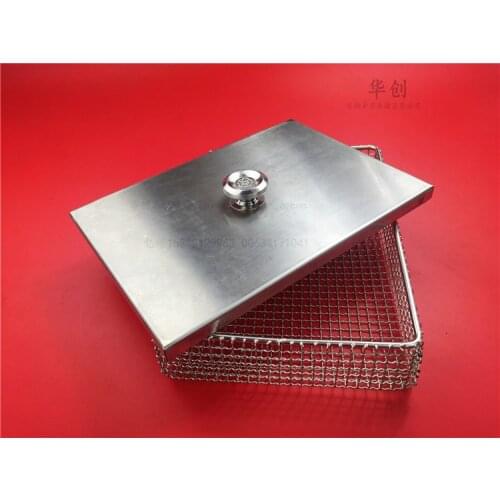 Medical stainless steel sterilizing basket with cover Can be customized