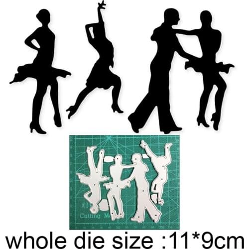 Metal cutting dies cut die mold couple ballet dancer decoration Scrapbook dies paper craft knife mould blade punch stencils dies