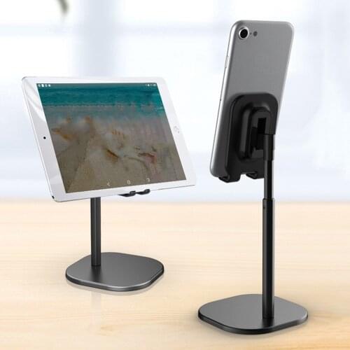 Smart Phone Tablet Mount Bracket Metal Support Desktop Stand For Iphone Samsung Oneplus Huawei Xiaomi Phone Holder Foldable