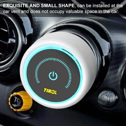Multifunctional Portable Air Purifier USB Cable Low Noise With Night Light Air Ionizer Deodorizer Freshener For Car Home