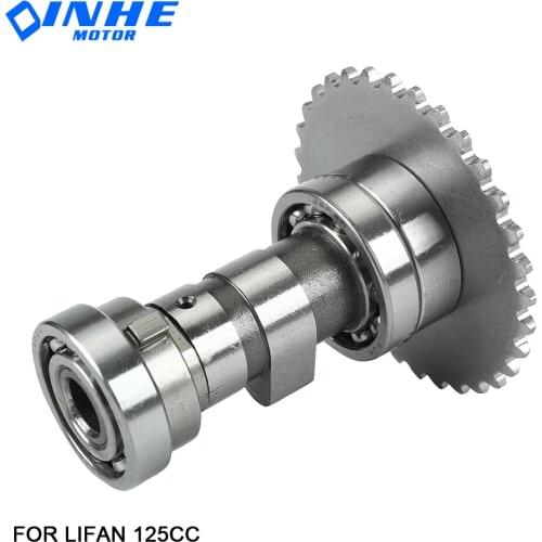 Motorcycle 32T Cam Sprocket and Camshaft For lifan 125cc LF125 Horizontal Engines Dirt Pit Bike Monkey Atv Quad Go Kart Parts
