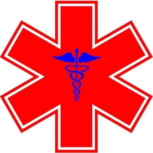 Personality Red Cross Car Decal Personality Creative Car Sticker Vinyl Material Scratch-proof Decals for JDM SUV RV Good Quality