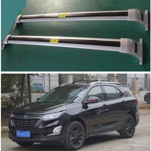 2PCS Aluminum Alloy Screw Installation Top Roof Rack Rail Luggage Cross bar For Chevrolet Equinox 2017 2018 2019 2020 2021