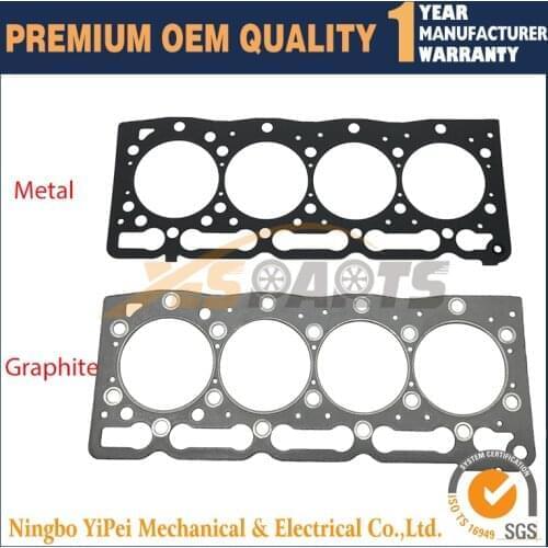 1PC New Cylinder Head Gasket For Kubota V1505 16394-03310 16394-03313