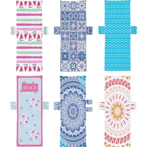 2021 New Summer Deck Chair Cover Adults Sun Lounger Bed Printed Cover Holiday Garden Swimming Pool Lounge Chairs Covers