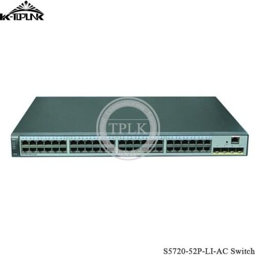 New Hua Wei S5720-52P-LI-AC Switch Ethernet Standard Gigabit 48 Ethernet 10/100/1000 Ports POE Managed Network Switch 4 SFP Port