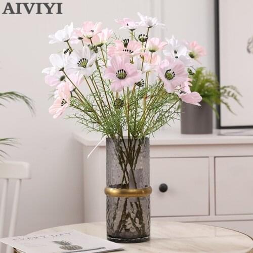 New Artificial Gesang flower branch silk Artificial flowers home wedding decoration flores artificiales cheap flower fleur