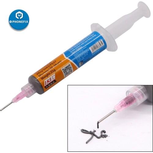 Mechanic Paste Flux 10CC Tin Soldering XG-Z40 25-45um with Syringe for Mobile Phone SMD PGA PCB Repair Soldering Paste
