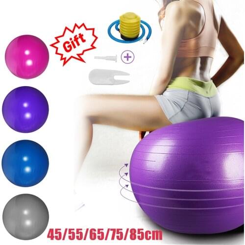 Sports Yoga Balls Bola Pilates ball Fitness Gym Balance Fitball Home Exercise Pilates Workout Massage Ball 55cm 65cm 75cm 85cm