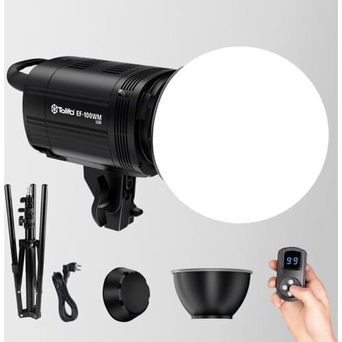 Tolifo EF-100WM 100W 5600K Daylight LED Continuous Video Light Bowens Mount for Studio Photography Lights Shooting