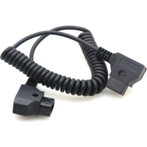 DTAP Extension Cable Spring Cord B Male for DSLR Rig Anton Sony V-Mount Battery