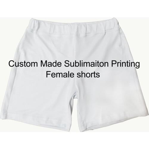 Custom Made Sublimation Printing Fashion Women Summer Female Hot Shorts