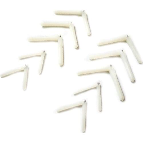 10pcs Plastic Pin Hinge Diameter 4.5mm x L67mm For RC Airplane Model