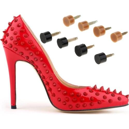 20PCS High Heel Replacement Tips Womens High Heel Protectors Cap Pin Dowel