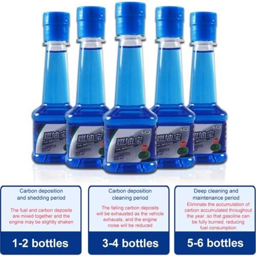 65ML Car Fuel Treasure Gas Saver Save Gas Oil Additives Carbon Deposit Cleaning Agent Restore Anti-rust Lubrication Saving Fuel