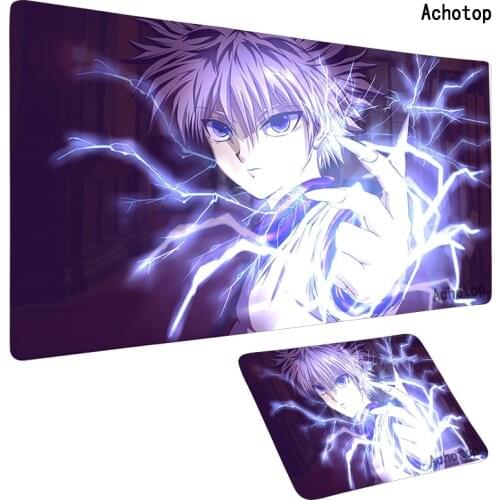 900X400 Anime Hunter x Hunter Computer Mouse Pad Gaming MousePad Large Mouse pad Gamer XXL Mause Carpet PC Desk Mat keyboard pad