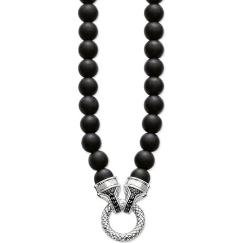 10mm Natural Stone Obsidian Matt Beads Circle Clasp Necklaces Fit Charms Pendants, Most Fashion Jewelry Necklace for Women Men