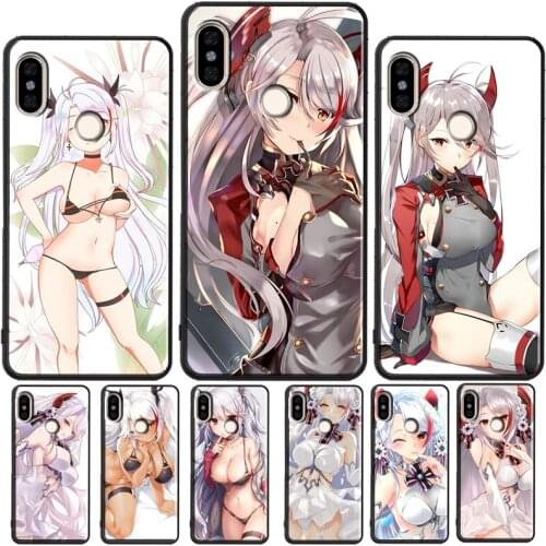 Azur Lane Prinz Eugen Anime Case For Xiaomi Redmi 9 9A 9C 7A 8A 9T Back Cover For Redmi Note 10 Pro 7 8 9 Pro 8T 9S