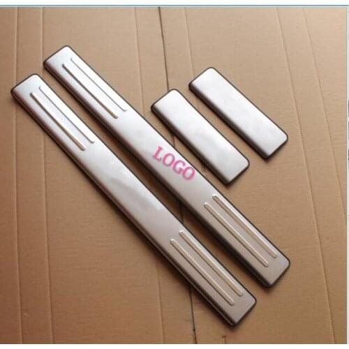 For Ford KUGA 2013 2014 2015 2016 Door Sill Scuff Plate Cover Sticker Anti-scratch Welcome Pedal Protect Car Styling Accessories