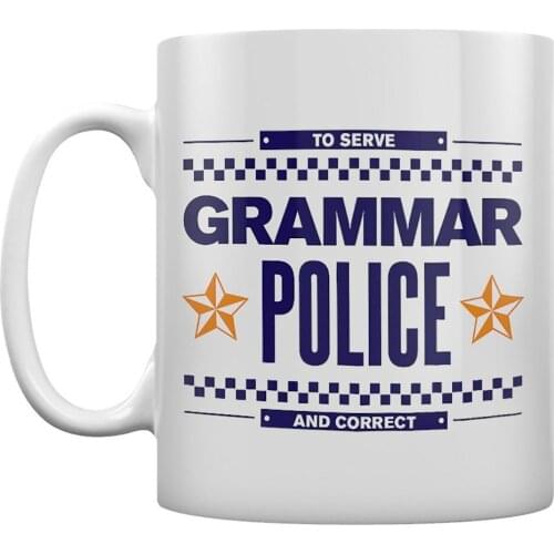 Grammar Police Mug