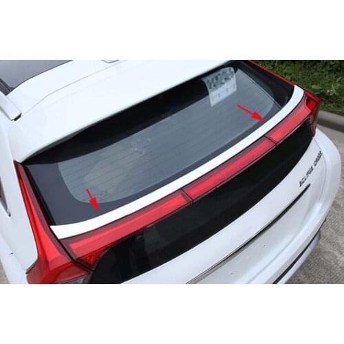 Chrome ABS molding Plated Rear Lower Trunk Lid Cover Trim For 2017-2020 Mitsubishi Eclipse Cross 1PCS