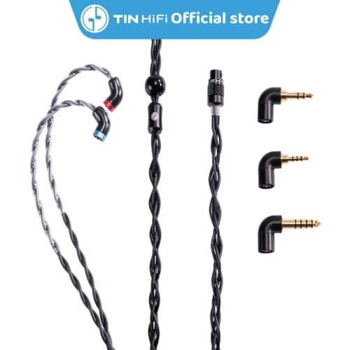 Tinhifi P2 Upgrade cable QDC 0.78 2.5mm 3.5mm 4.4mm replaceable plug Official Store