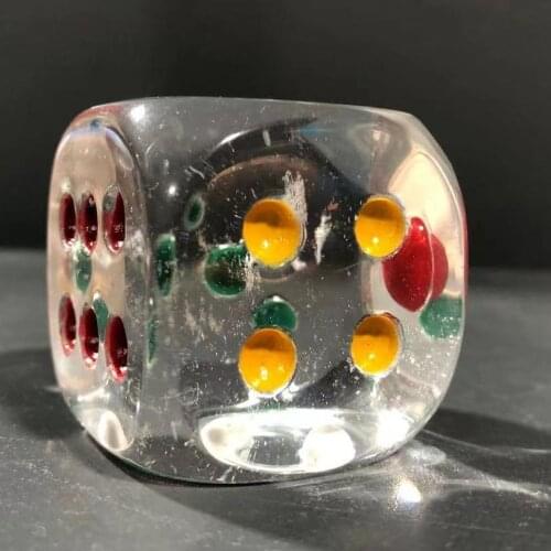 Quartz Crystal White Melting Stone Dice Energy Crystal Heal Home Feng Shui Decoration/Gift/Game