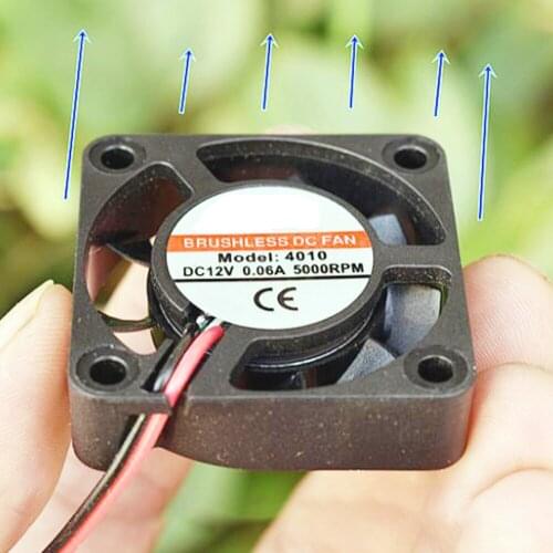 Mini 40MM Cooling Fan Micro 4010 Brushless Fan DC 12V 15V 24V 0.1A 9000RPM Large Air Volume Cooling Fan
