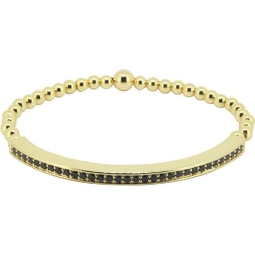 Fashion Men Macrame Bracelet Micro Pave CZ Beads Braided Bracelet Weaving Macrame Bracelets Men Jewelry