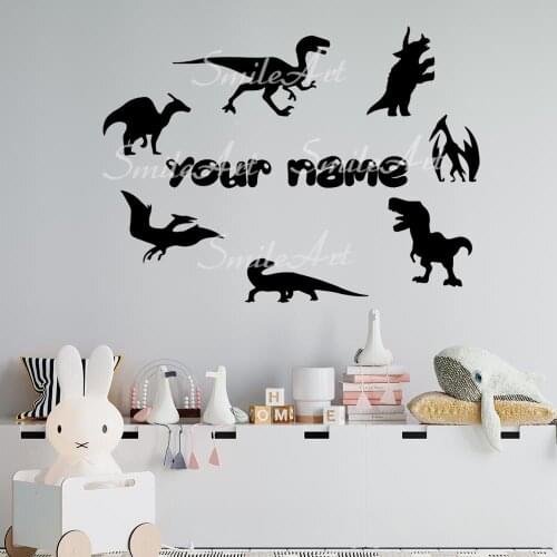 Cartoon Dragon Jurassic Park Wall Sticker Home Decor Decoration For Kids Room Living Room Home Decor Vinyl Art Decal