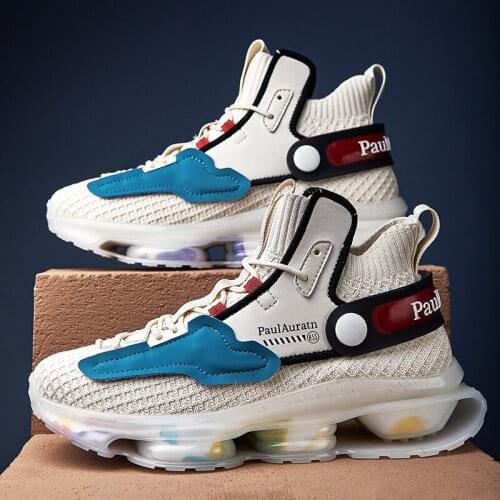 Mens Sneakers Original Air Cushion Mesh Breathable Running Shoes Men Fashion Outdoor Sports Athletic Walking Shoes Sneakers