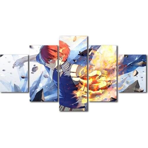 No Frame Anime My Hero Academia Wall Art Print Canvas Painting Nordic Posters and Prints Wall Pictures Living Room Decoration