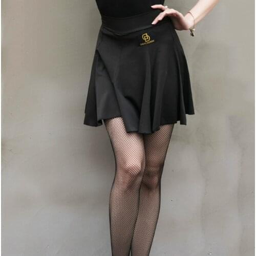 New Latin Dance Skirt Female Rumba Samba Dancing Clothes Adult Salsa Costume Tango Black Skirt Black Lainta Practice Wear BL4651