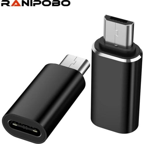 Ranipobo Type C To Micro USB OTG Adapter Micro USB Female To USB Type-C Connector for Samsung Xiaomi Huawei Android Phone Tablet
