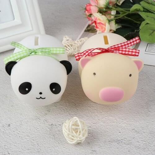 Plastic Piggy Bank Creative Piggy Decoration Piggy Bank Lovely Kindergarten Childrens Birthday Gift