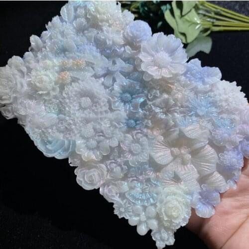 Transparent Silicone Mold Sun Flowers Daisy Flowers Silicone Mold For DIY Pendant Decoration Jewelry Crystal Epoxy Silicone Mold