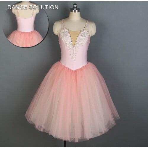 Romantic Tutu Skirt for Girls and Women Spandex bodice with Layers of Soft Tulle Tutu Ballerina Dress 3 Colors Available 19834