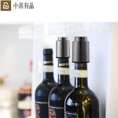 Youpin Silicone Vacuum Wine Bottle Stopper Sealed Storage Vacuum Memory Wine Stopper Electric Stopper Wine Corks Vacuo