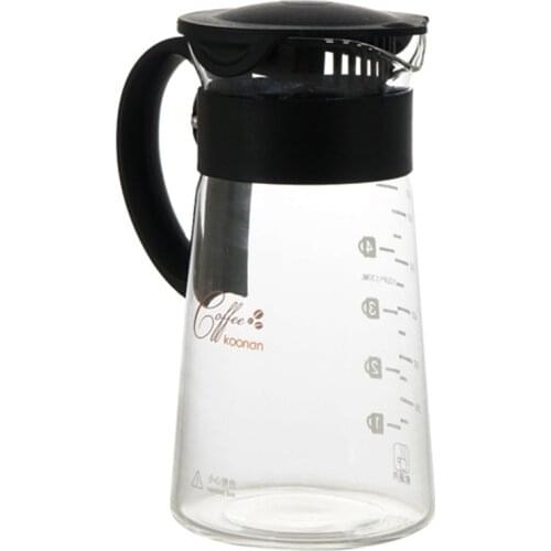 Glass Coffee Maker Coffee Maker Cold Extract Ice Brewed Water Bottle Non-Rust Filter Coffee Pot