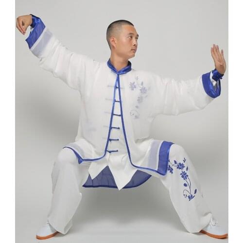 USHINE HX Chinese TaiChi uniform KungFu clothes martial arts suit Qigong printing demo WuShu outfit woman girls Man