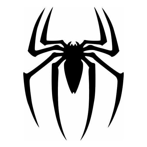 Cartoons Car Sticker Reptile Black Spider Car Styling Vinyl Motorcycl Decals Cover Scratches Waterproof PVC 15cm X 12cm