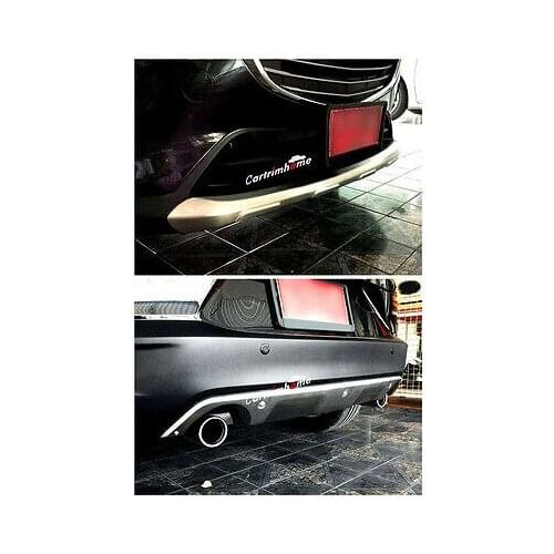 Steel Front + Rear Bumper Protector Skid Plate 2pcs For Mazda CX-3 2015 - 2018