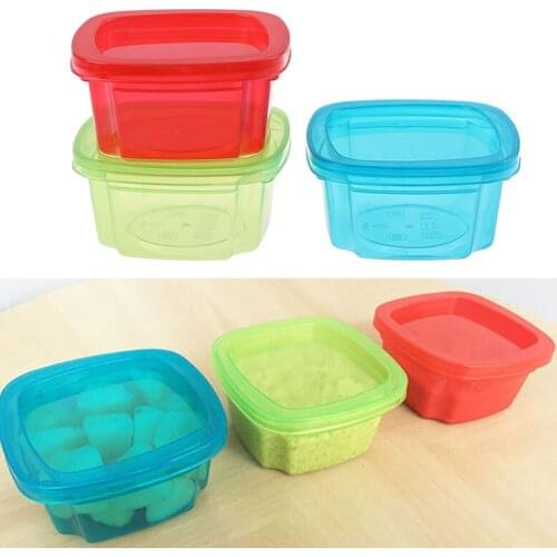200ML Baby PP food boxes container baby snacks storage boxes mini portable crisper