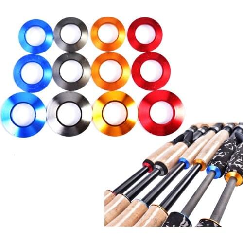 3pcs rod winding metal check DIY fishing rod fishing pole repairing building refitting modified part rod building accessory