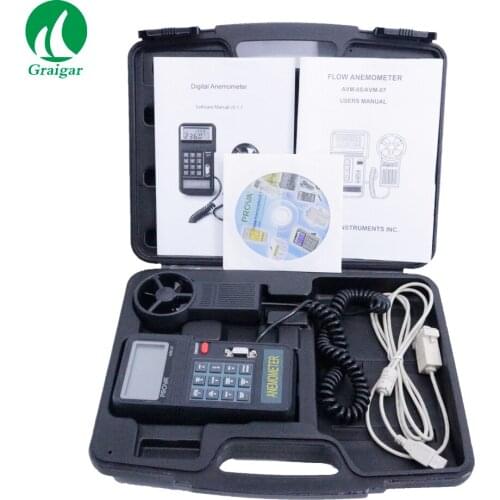 AVM-07 High Accuracy Digital Anemometer Wind Speed Tester Air Flow Meter Measuring Range 0.0~45.0m/s