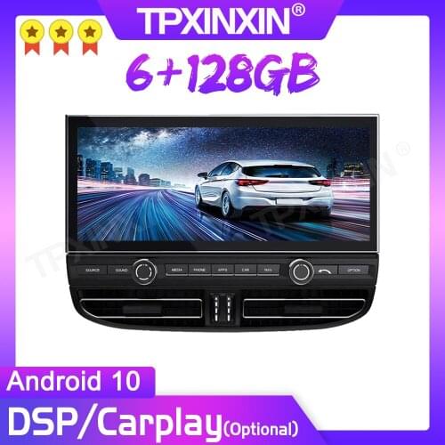 Wireless Carplay Android 10 6+128 Upgrade For Porsche Cayenne 2011-2017 Car GPS Navigation Multimedia Player Head Unit Radio 4G