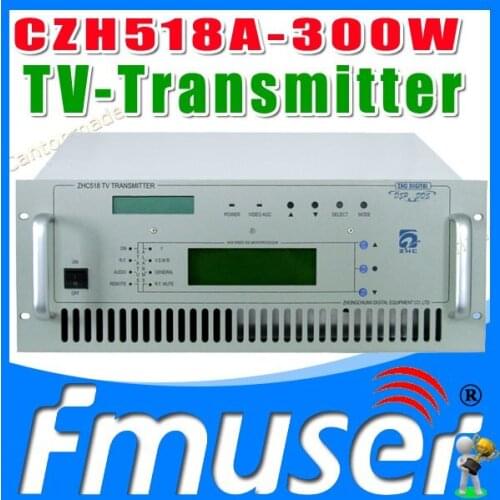 CZH518A-300W VHF UHF All Solid State wireless analog TV Signal Broadcast transmitter TV Station Broadcasting Equipment