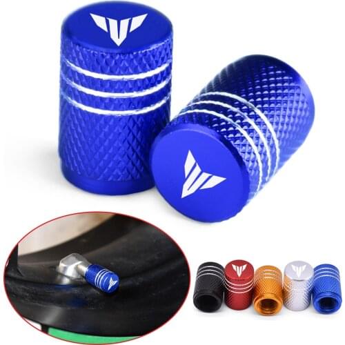 For YAMAHA MT03 MT 03 MT 01 MT 07 FZ 07 MT10 MT09 MT15 MT25 MT125 Motorcycle Wheel Tire Valve caps CNC Aluminum Airtight cover