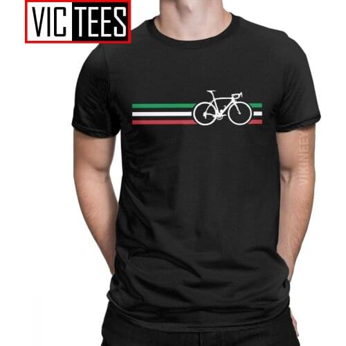 Dogma Tshirt for Men Bike Stripes Italian National Road Race 100 Percent Cotton T Shirt Wholesale Oversized